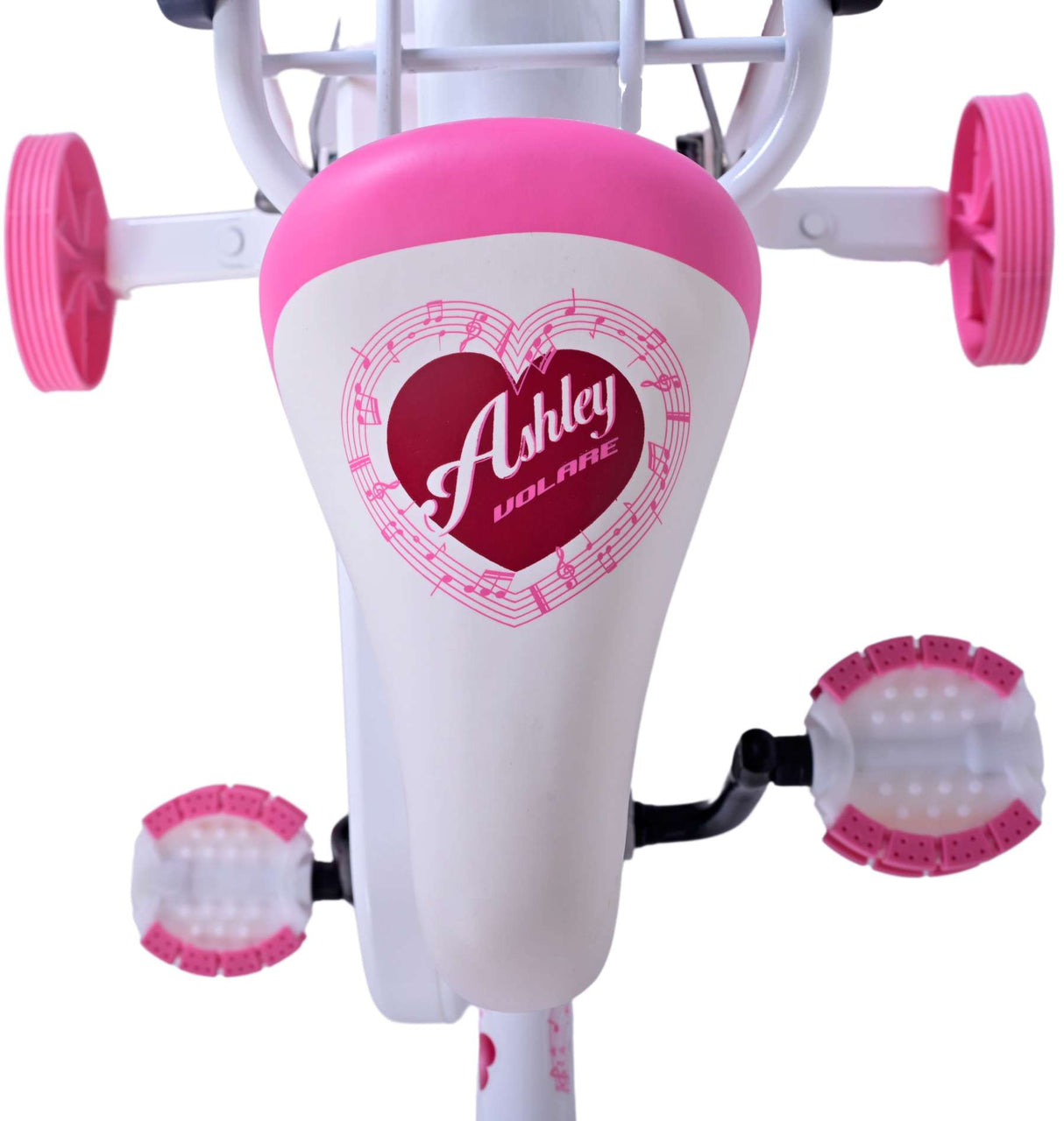 Volare Ashley Kinderfiets Meisjes 14 inch Wit