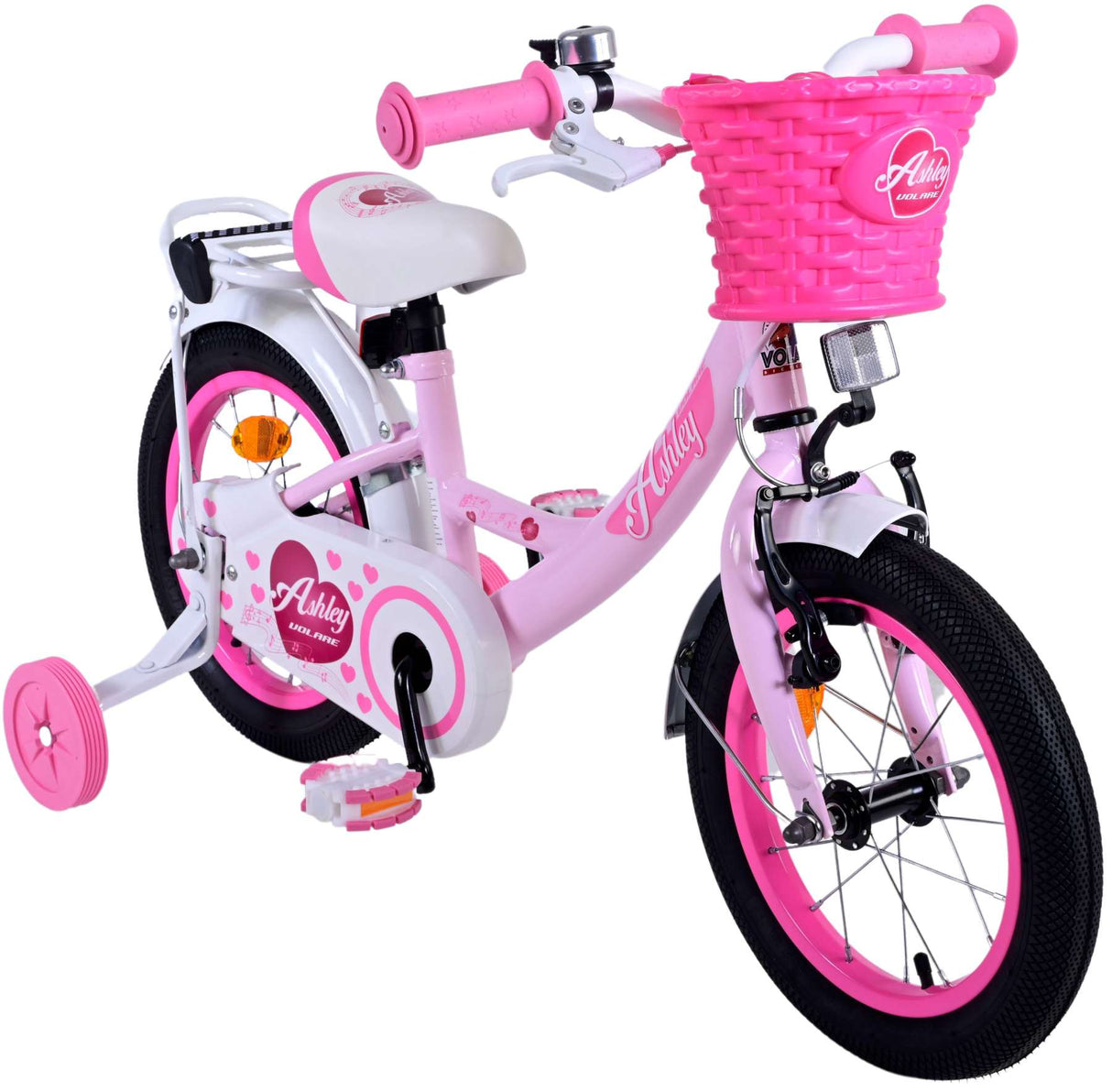 Volare Ashley Kinderfiets Meisjes 14 inch Roze