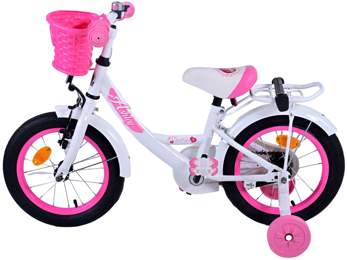 Volare Ashley Kinderfiets Meisjes 14 inch Wit