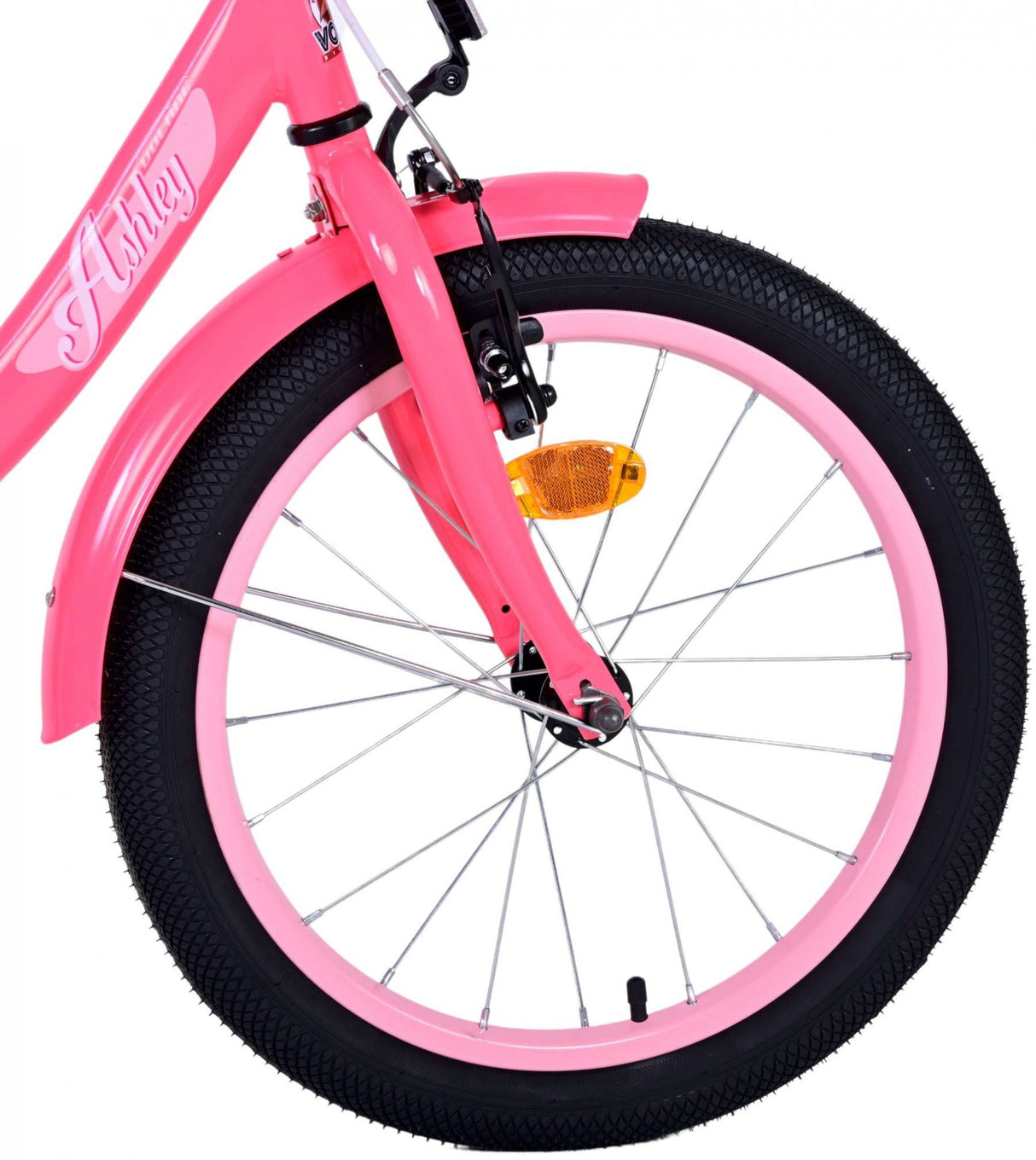 Volare Ashley Kinderfiets Meisjes 18 inch Roze Rood