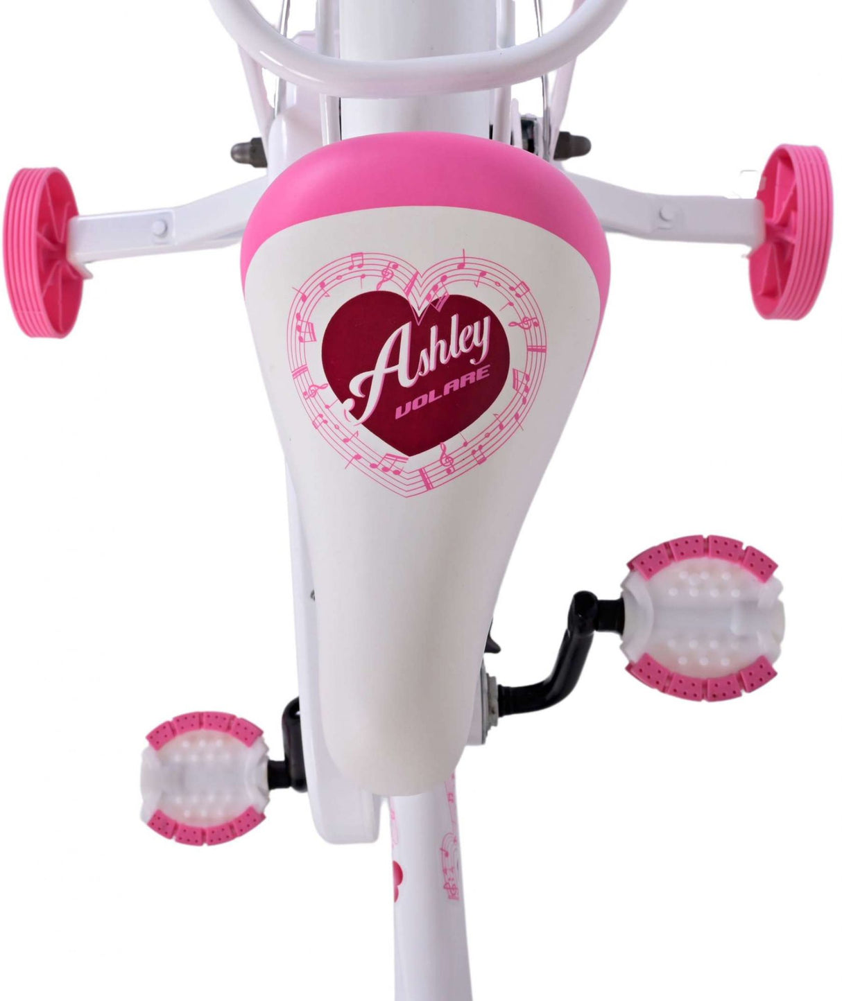 Volare Ashley Kinderfiets Meisjes 18 inch Wit