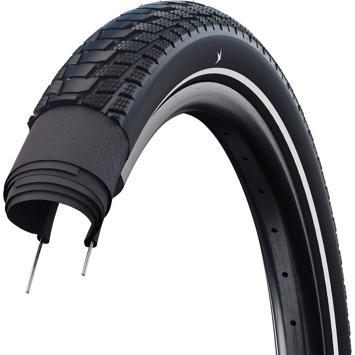 Schwalbe draadband motion pick-up 65-559 +r zwart