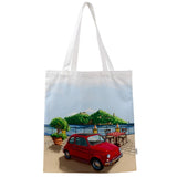 Fiat 500 riviera schouder boodschappentas