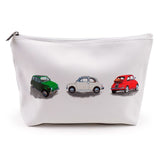 Fiat 500 pvc toilettas makeup tas large