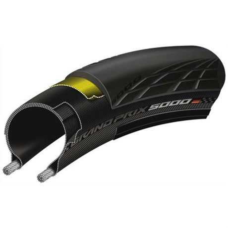 Continental Grand Prix Racefietsband 700x28C Zwart