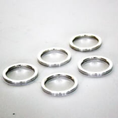 Zak a 5 balhoofdvulring 1.1 8 zilver 3mm spacer