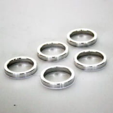 Zak a 5 balhoofdvulring 1.1 8 zilver 5mm spacer