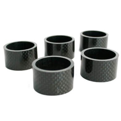 Hzb spacers 28.6 mm 1-1 8 inch oversized 20 mm carbon 5 stuks 6500033