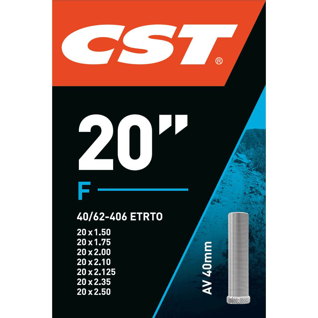 CST Binnenband 20 x 1.50-2.50 (40 62-406) AV 40 mm