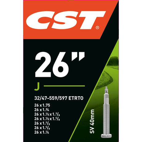 CST Binnenband 26 x1,75-1 1 4 ETRTO 32 47-559 597, Ventiel: Presta Frans 40mm