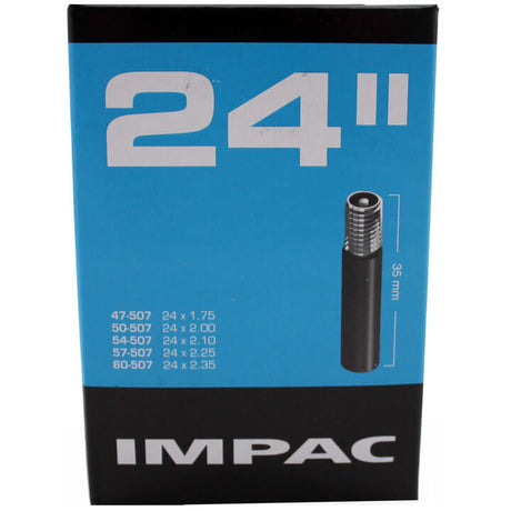 Impac Binnenband (by Schwalbe) AV24 24x1.5 2.35 ETRTO 40 60-507 , Ventiel: auto schrader 35mm