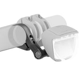Busch muller busch müller, lighting accessories, plastic handlebar mount, black, single-arm, for 31.8–35 mm with screws and nuts, polybag