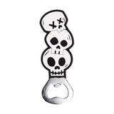 Spooky schedels pvc flesopener