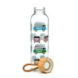 Volkswagen busje vw t1 summer surf 500ml glazen waterfles