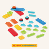 Bristle blocks in doos 36 delig
