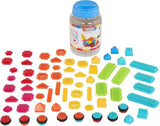 Bristle blocks in pot 80 delig