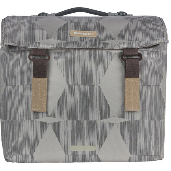 Basil dubbele tas elegance mik 40-49l taupe