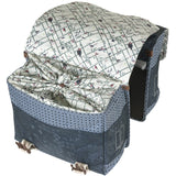 Basil dubbele tas boh�me mik 35l indigo