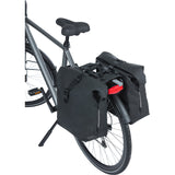 Basil dubbele fietstas soho nordlicht mik 41 liter - zwart