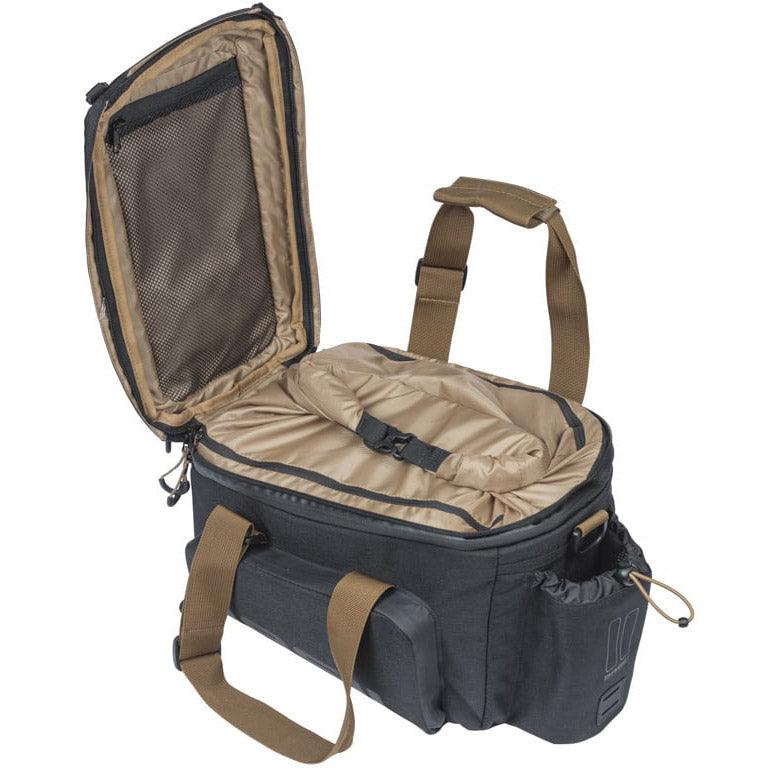 Basil gepäckträgertasche miles xl pro trunkbag miles xl pro mik 2.0 black slate
