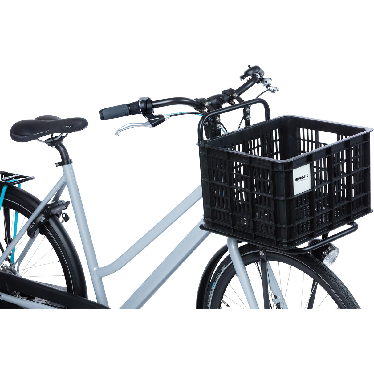 Basil gerecyclede fietskrat m 29.5 liter 33 x 44 x 27 cm - zwart