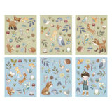 Little dutch stickerboekje forest friends - creatief speelgoed 3 jaar