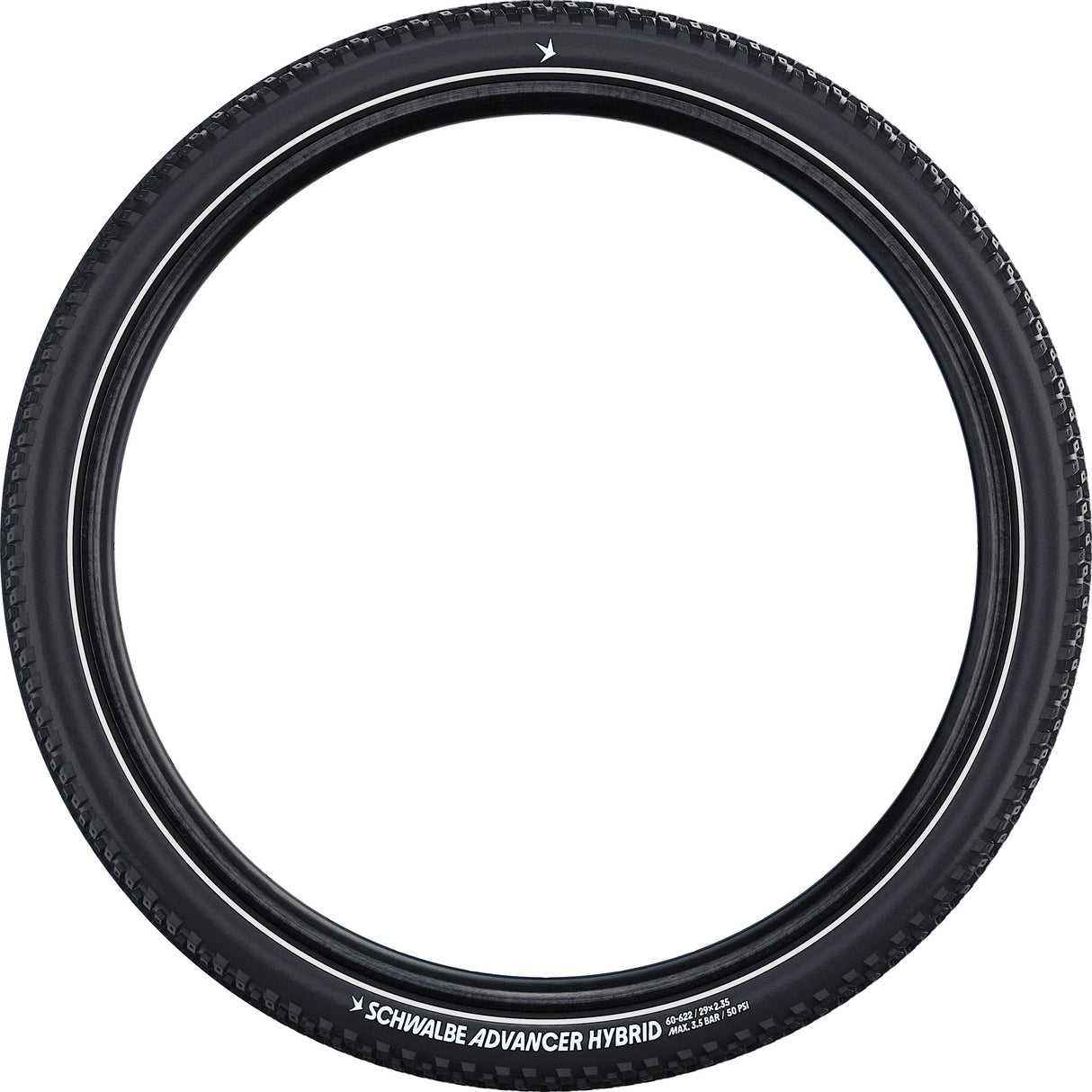 Schwalbe benelux b.v. schwalbe draadband advancer hybrid 54-584 zwart +r