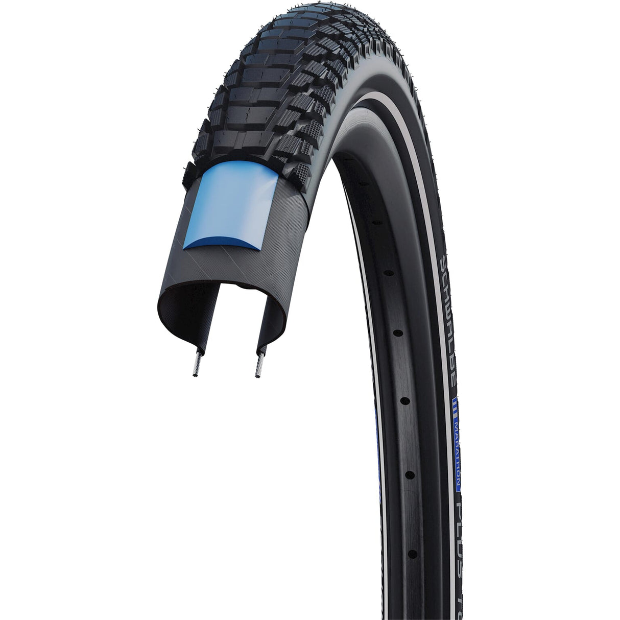 Schwalbe Buitenband Marathon Plus SmartGuard 28 x 1.40 37-622mm zwart met reflectie