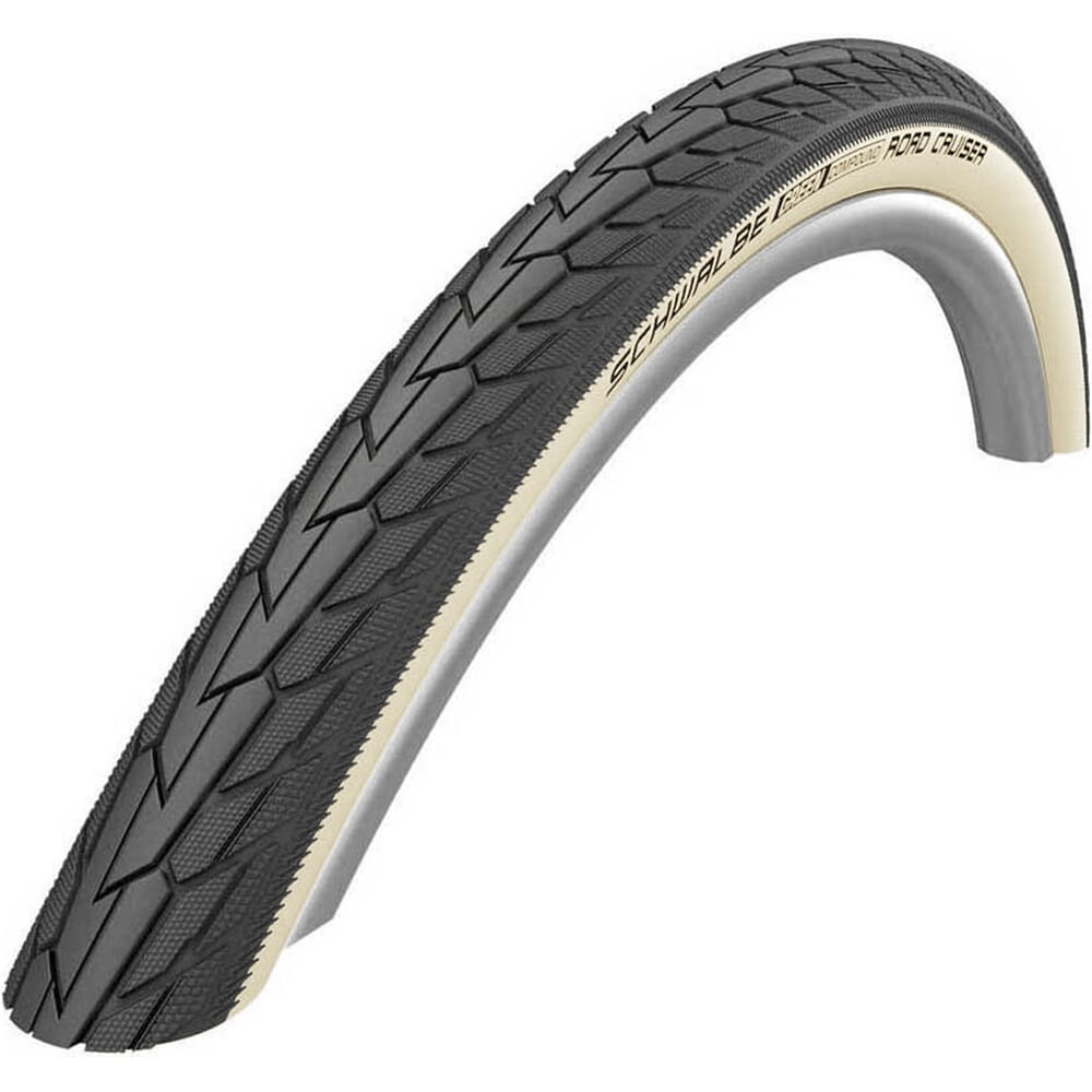 Schwalbe road cruiser 47-622 (28x1.75) zwart wit reflex