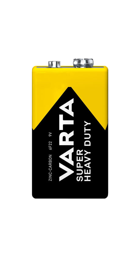 Varta Superlife 9V. Zinc Kuelestoff. Jiddereen (Hängend Package)