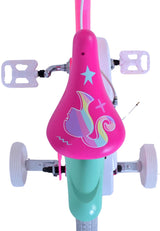 Barbie kinderfiets - meisjes - 14 inch - roze - twee handremmen