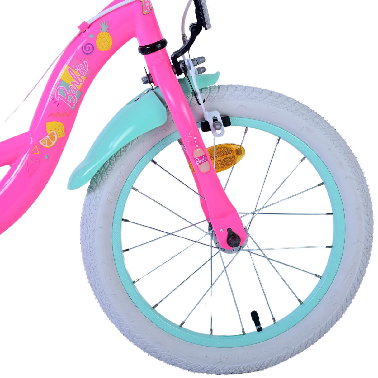 Barbie Kinderfiets Meisjes 16 inch Roze Twee handremmen