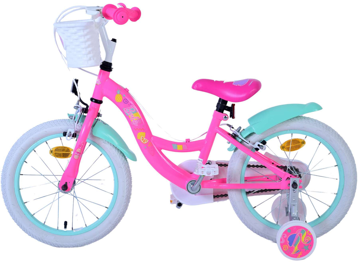 Barbie Kinderfiets Meisjes 16 inch Roze Twee handremmen