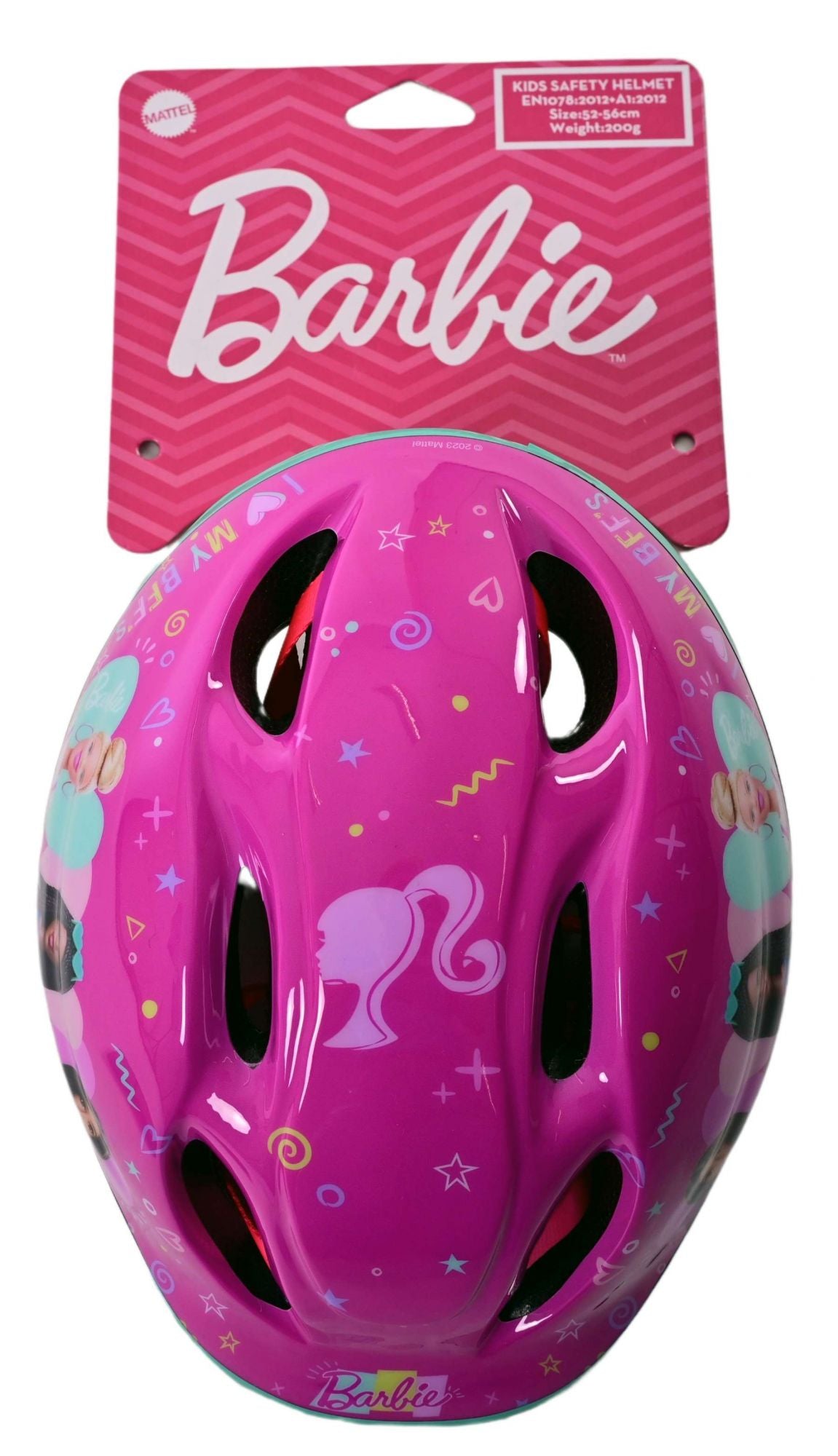 Barbie kinder helm 52-56cm