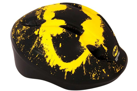 skate fietshelm Batman juniGoud 52-56 cm zwart geel