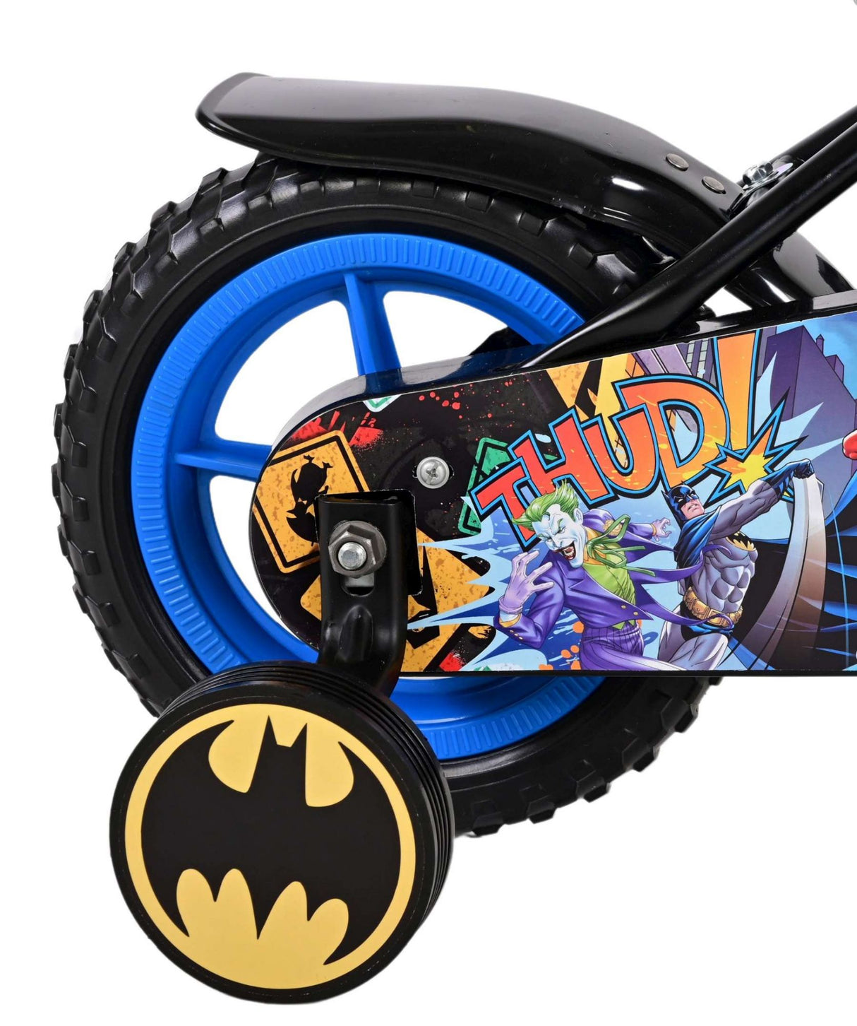 Batman Kinderfiets Jongens 10 inch Zwart Doortrapper