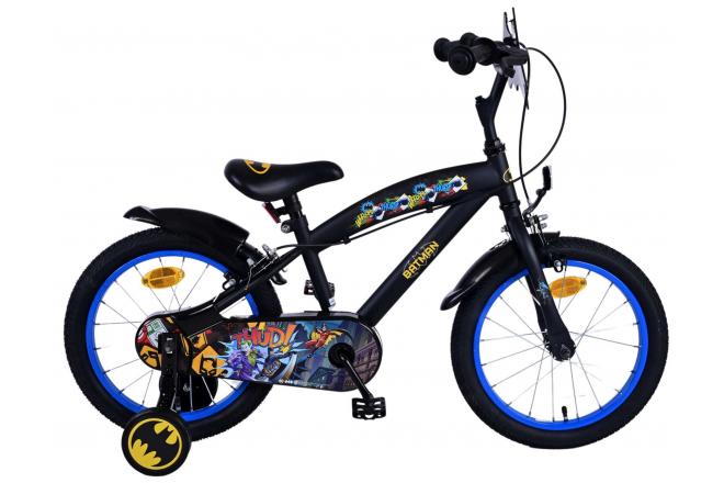 Batman Kinderfiets Jongens 16 inch Zwart Twee handremmen