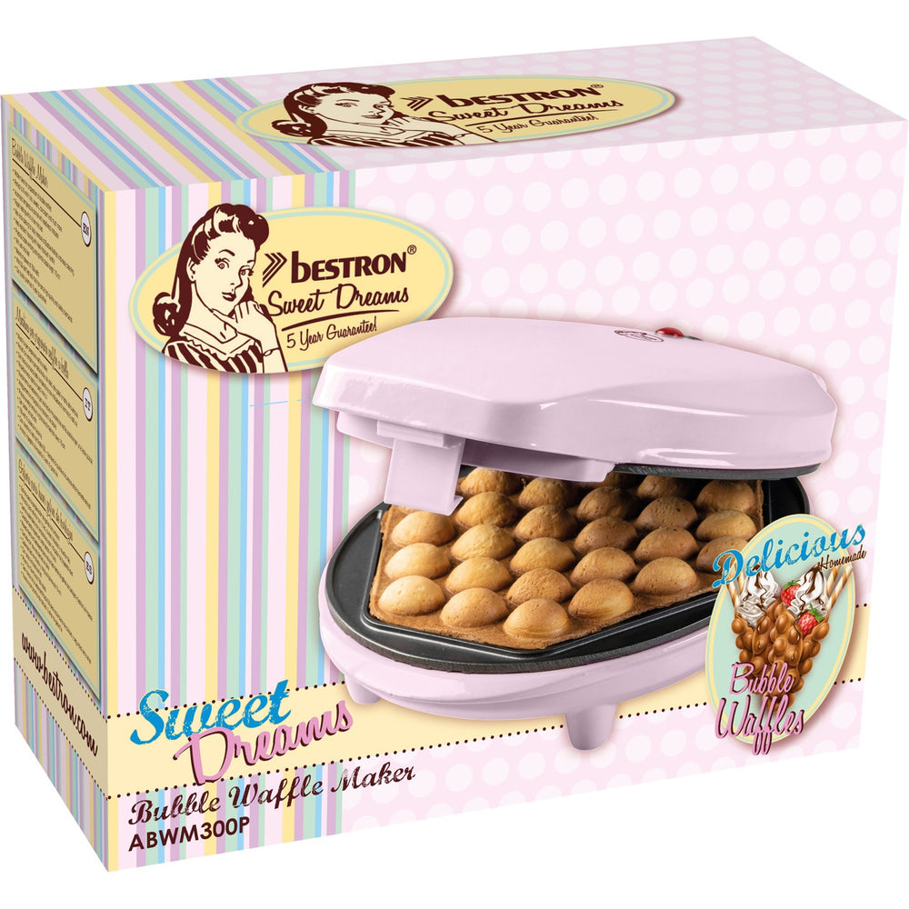 Bestron ABWM300P Bubble waffle maker