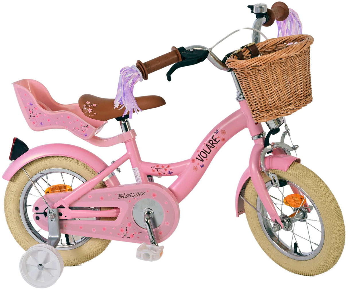 Volare Blossom Kinderfiets Meisjes 12 inch Roze