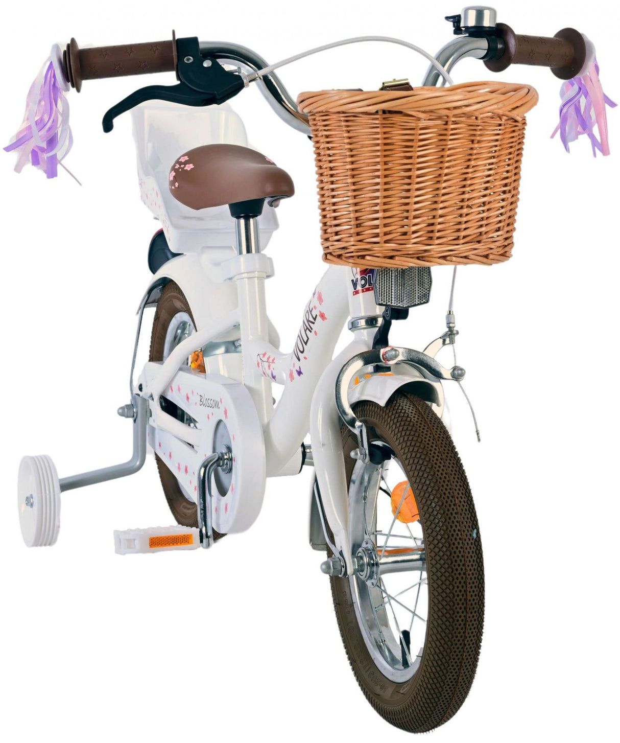 Volare blossom kinderfiets - meisjes - 12 inch - wit