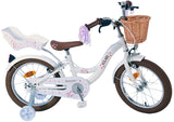 Volare Blossom Kinderfiets Meisjes 16 inch Wit Twee Handremmen