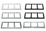 Opal afdekraam 3 voudig chroom