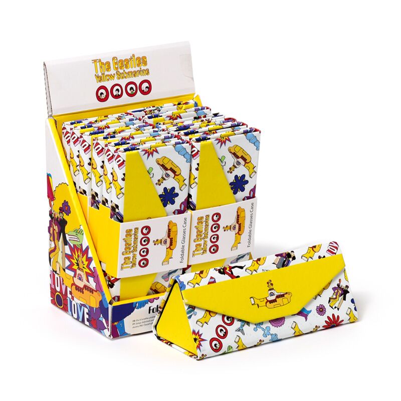 The beatles yellow submarine opvouwbare zonnebril houder
