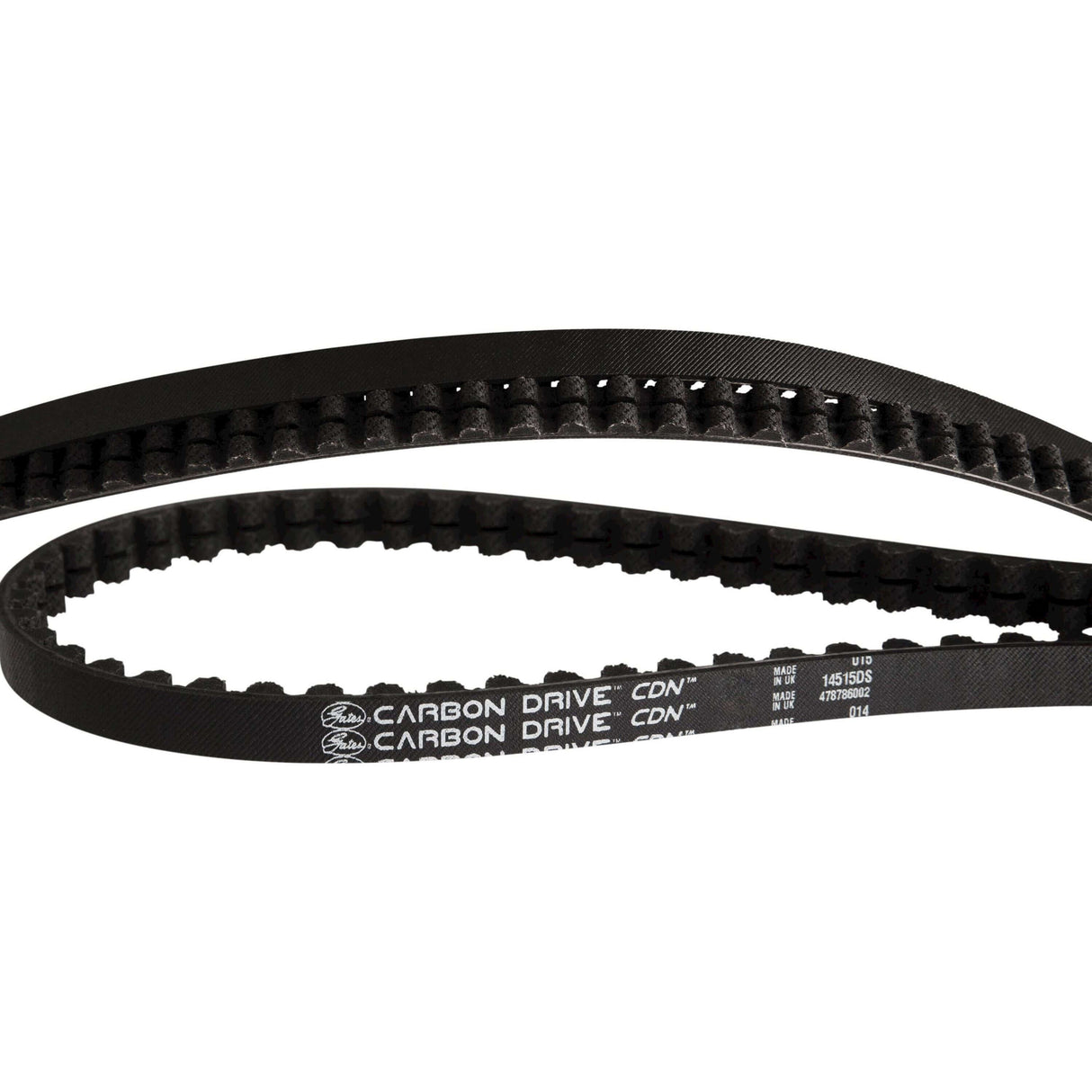 Gates cdn belt carbon drive 118 tands zwart
