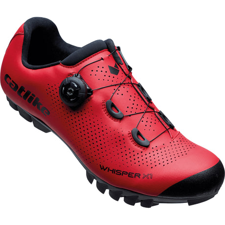 Catlike mtb schoenen whisper x1 mtb nylon maat 46 rood