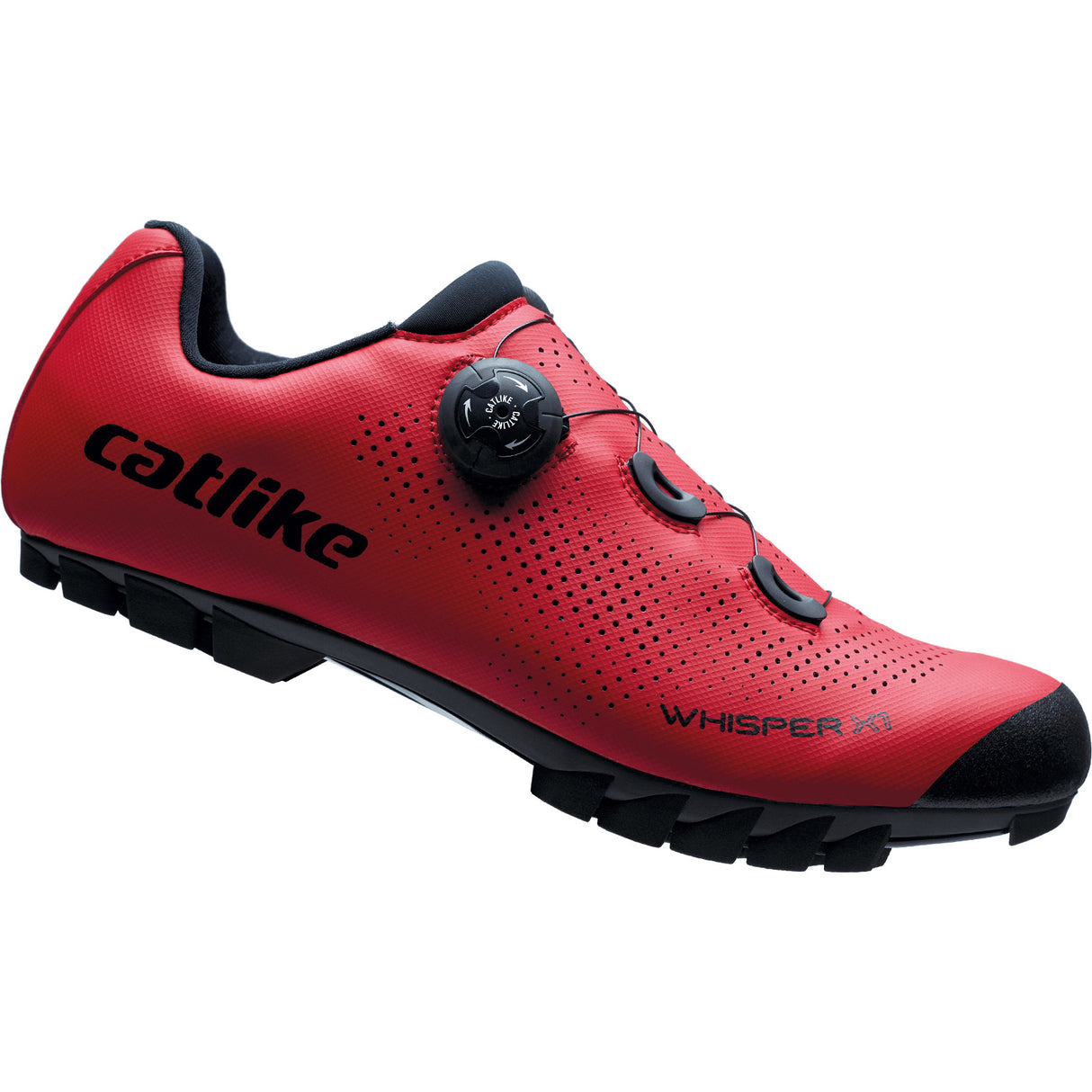 Catlike mtb schoenen whisper x1 mtb nylon maat 46 rood