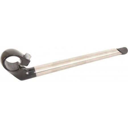 Stuurpen Kalloy 22.2mm 40 280 RVS zwart chrome