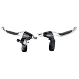 TEKTRO CL530TS+CL533RT Rollerbrake remgreepset 4-vinger zwart satijn met bel (hangverpakking)