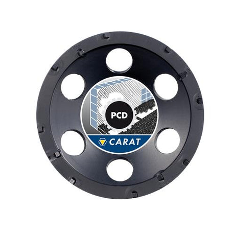 Carat slijpkop ø180 pcd master lijmresten etc.