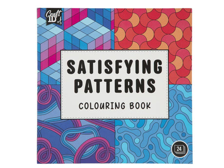 Craft id kleurboek patterns 20x20cm, 24 sheets 2 assorti